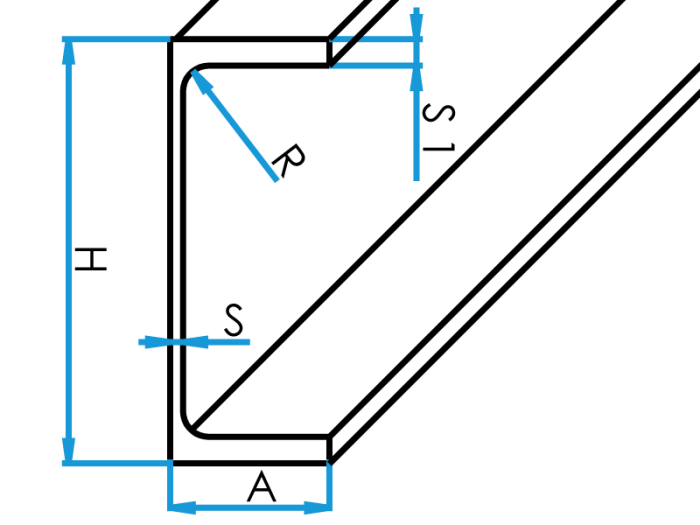 Profil PFC valcovaný  - Železo - 11 375