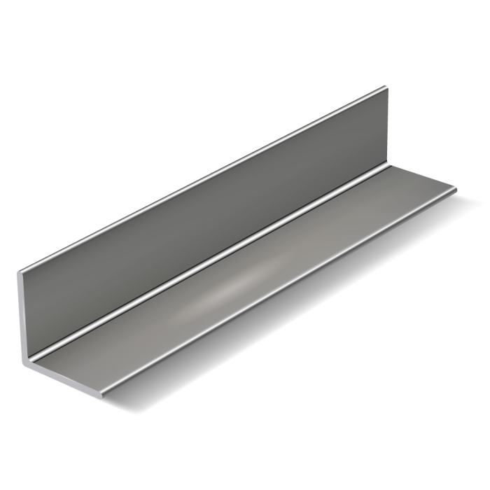 Profil L  - hliník - EN AW  6060